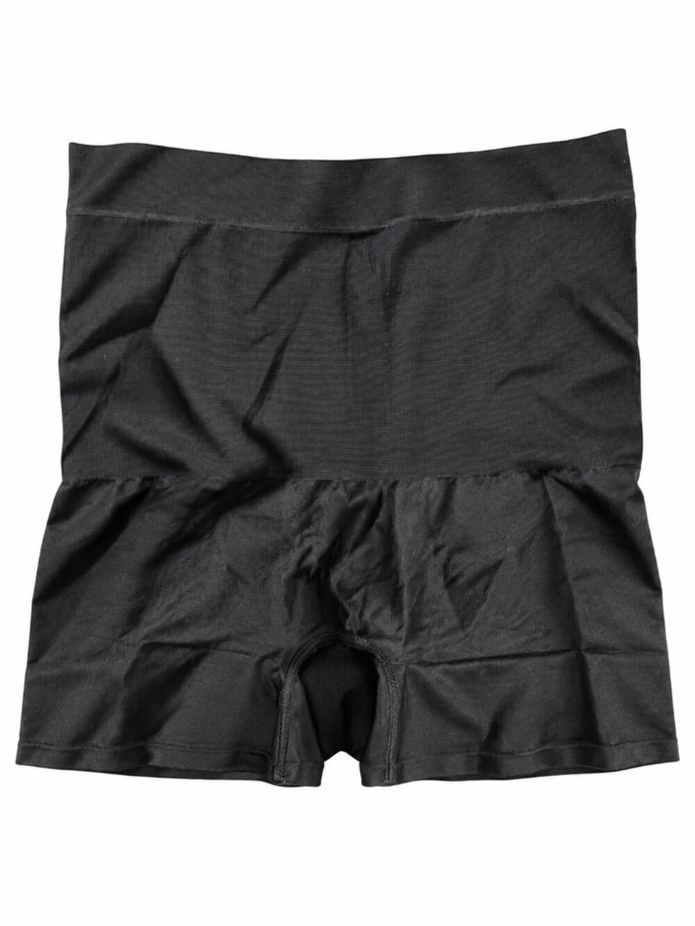Jockey Black High Waisted Shapewear Shorts Smoothing Stretch Size Large